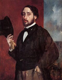 Degas Self-portrait (1857-1858)