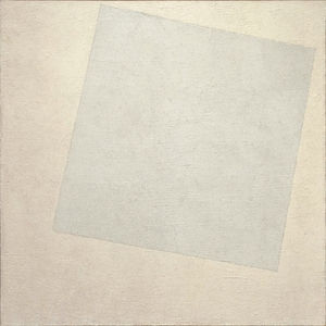 iComposición suprematista: Blanco sobre blanco/i de Kazimir Malevich (1918)